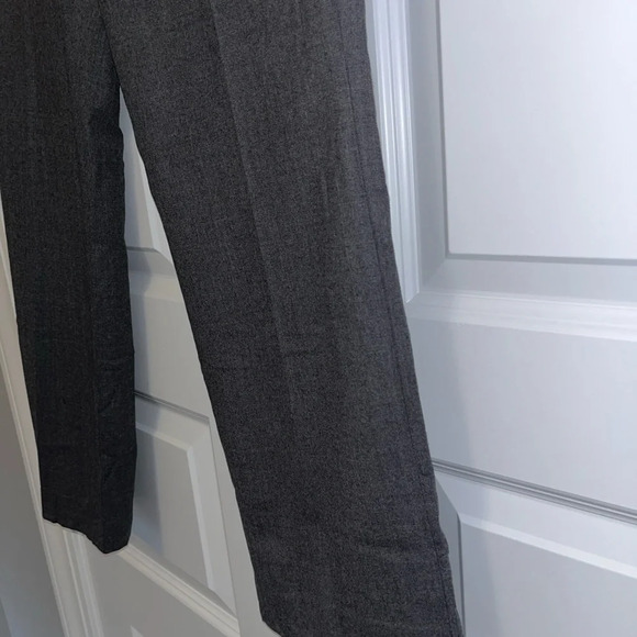 Theory Calvin C Size 8 Wool Blend Wide Leg Dress Pant Gray NWT - Picture 4 of 10
